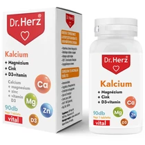 DR Herz Kalcium+Magnézium+Cink+D3 90db tabletta