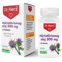 DR Herz Máriatövismag Olaj 500 mg 60 db kapszula