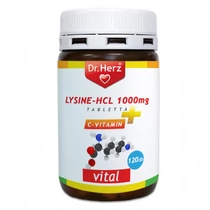 DR Herz Lysine-HCL + C-vitamin 1000mg tabletta 120db