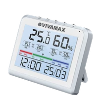 Páratartalom- és hőmérő