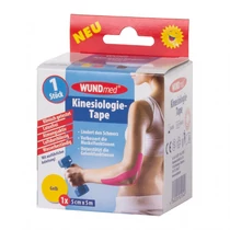 Kineziológiai tapasz, sárga  5 cm x 5 m 
