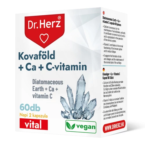 DR Herz Kovaföld+Kalcium+C-vitamin kapszula 60 db