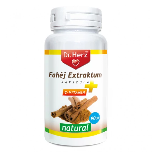 DR Herz Fahéj Extraktum + C-vitamin kapszula 90 db