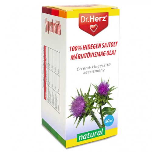 DR Herz Máriatövismag olaj 100% hidegen sajtolt 50ml