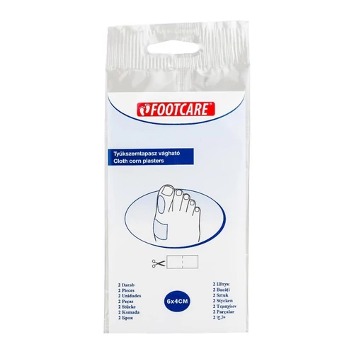 Footcare tyúkszemtapasz vágható 2 db 6x4 cm 