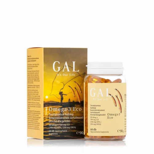 GAL Omega-3 Eco halolaj kapszula 60x
