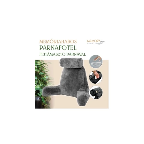 Memóriahabos párnafotel fejtámasztó párnával