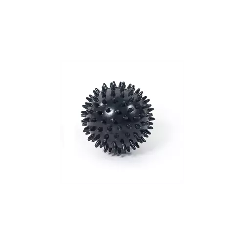 Tüskés masszírozó labda 7,5 cm (fekete)