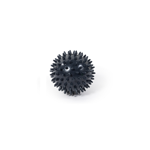 Tüskés masszírozó labda 7,5 cm (fekete)