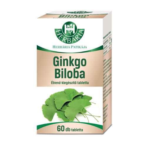 Herbária Ginkgo biloba étrend-kiegészítő tabletta