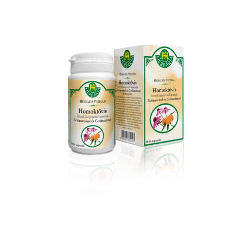 Herbária Homoktövis étrend-kiegészítő kapszula Echinaceával és C-vitaminnal 50 db