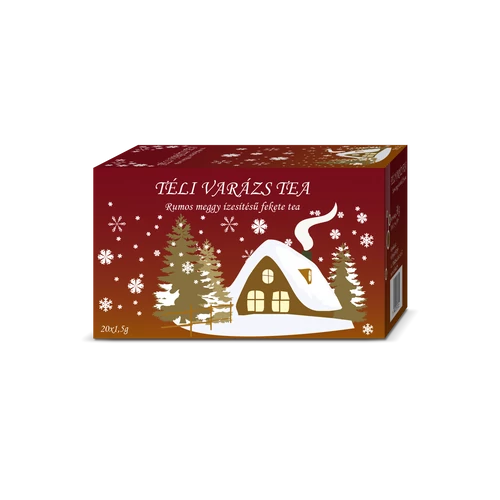 Herbária Téli varázs rumos meggy ízesítésű filter tea