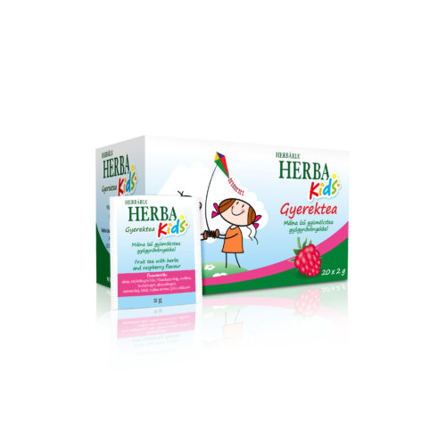 Herba Kids Málna ízű gyümölcstea gyógynövényekkel
