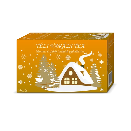 Herbária Téli varázs narancs és fahéj ízű gyümölcstea
