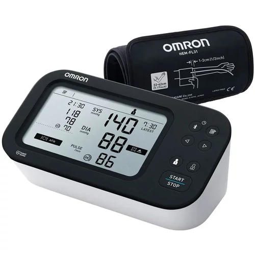 OMRON M7 Intelli IT AFib felkaros okos-vérnyomásmérő pitvarfibrilláció (Intellisense AFib)üzemmóddal