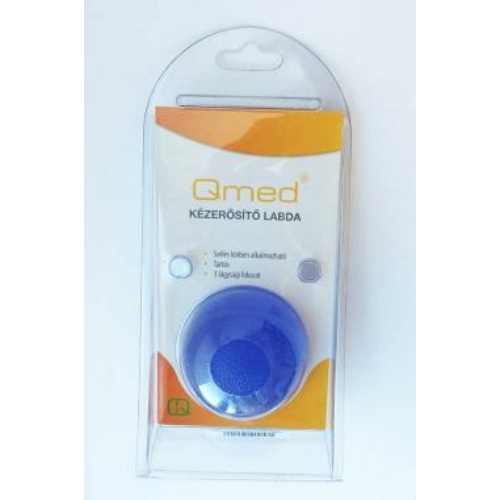 QMED Kézerősítő gél labda lágy, kék