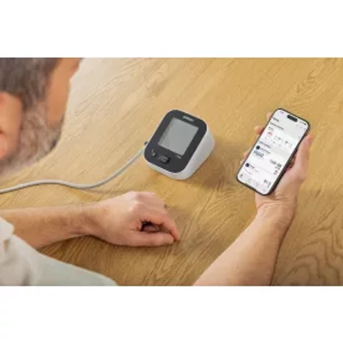 OMRON M2+ Connect felkaros okos-vérnyomásmérő Bluetooth adatátvitellel