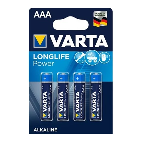 Varta "Longlife Power" mikro elem (AAA) - 4db
