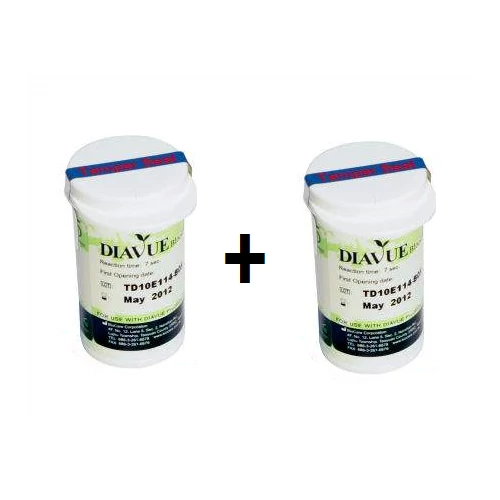 Diavue DUO PACK - 2 csomag tesztcsík (100 db)