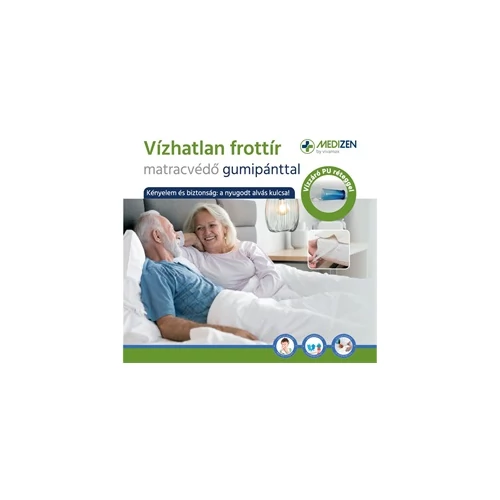 Vízhatlan frottír matracvédő gumipánttal